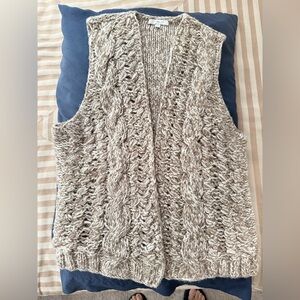 GAP Women's Textured Knit Cardigan - Brown